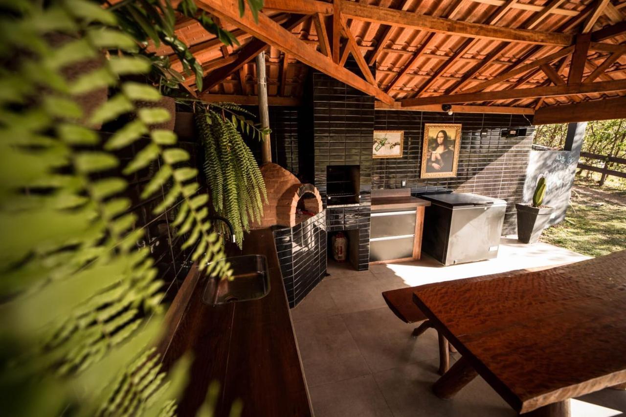 סאו לורנסו Casa De Campo Com Piscina Cascata Artificial מראה חיצוני תמונה